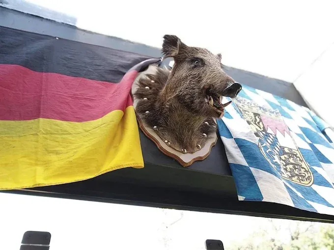 Decoração germânica da Bärtig Barbearia